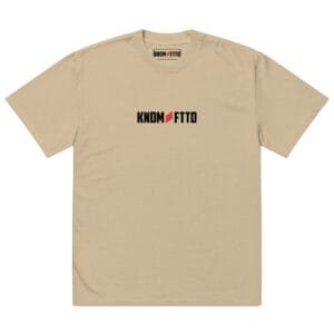 KNDM FTTD Oversized faded t-shirt